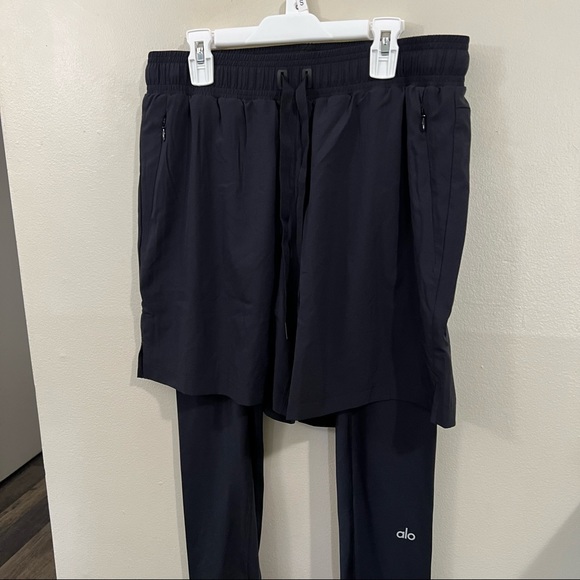 Alo yoga Stability 2-In-1 Pant black - Picture 2 of 10